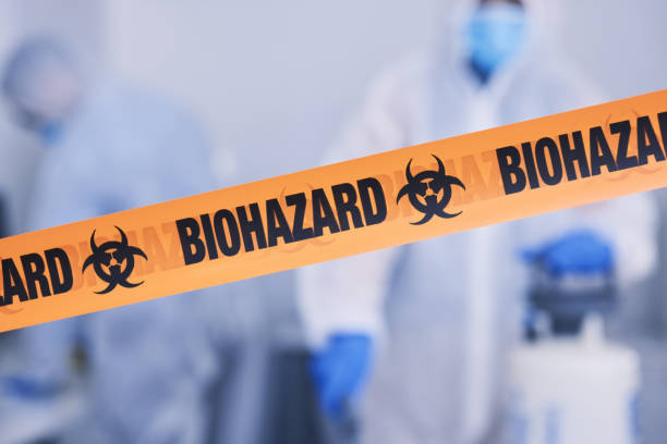 Professional Biohazard technician working in Hampton, IA